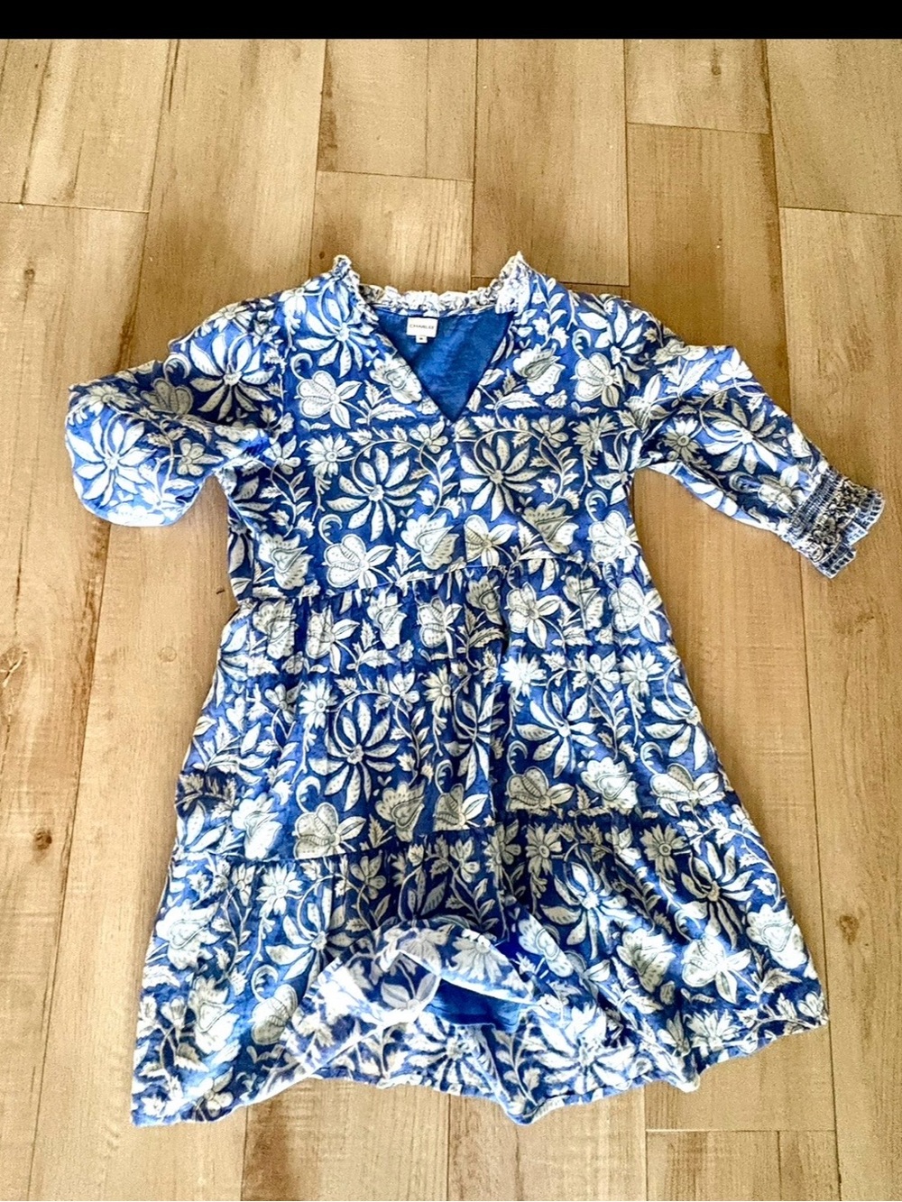 CHARLEE Charleston Shoe Co. Ikat Print Dress- Medium